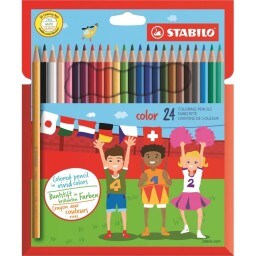 STABILO | Ξυλομπογιές Color Χρωματιστές 24 Τεμάχια