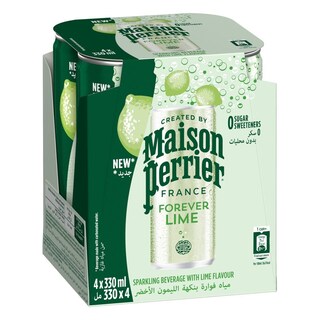 PERRIER | ΑΝΘΡΑΚΟΥΧΟ ΦΥΣΙΚΟ ΜΕΤΑΛΛΙΚΟ ΝΕΡΟ LIME 4 X 330 ML