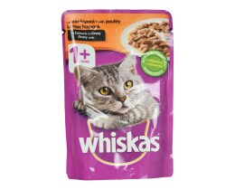 WHISKAS | Γατοτροφή Πουλερικά σε Σάλτσα 100g