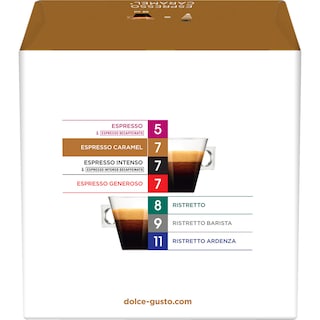 NESCAFE | DOLCE GUSTO | Κάψουλες Καφέ Espresso Caramel 16x5,2g