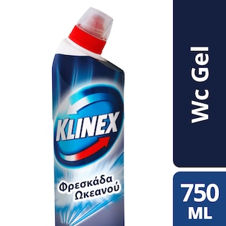 KLINEX | Καθαριστικό Τουαλέτας WC Gel Φρεσκάδα Ωκεανού 750ml