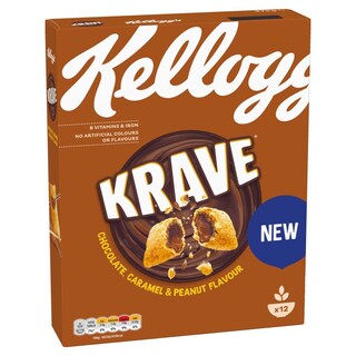 KELLOGGS | Δημητριακά Ανάμεικτα Krave Σοκολάτα Καραμέλα Φυστίκι 375gr