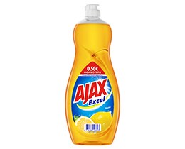 AJAX | Υγρό Πιάτων Excel Λεμόνι 750ml Έκπτωση 0.50Ε