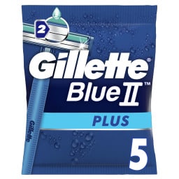 GILLETTE | BLUE II PLUS | Ξυριστική Μηχανή Μιας Χρήσης Plus 5 Τεμάχια