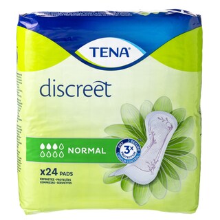 TENA | Σερβιέτες Ακράτειας Discreet Normal 24 Τεμάχια