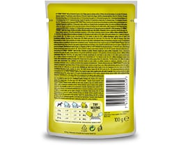 FRISKIES | Σκυλοτροφή Adult Ζελέ Κοτόπουλο Αρακάς 100 gr