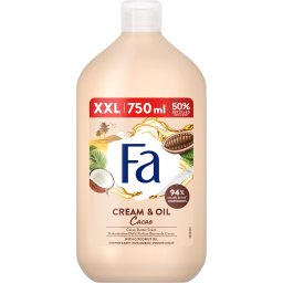 Αφρόλουτρο Cream & Oil Βούτυρο Κακάο Καρύδα 750ml