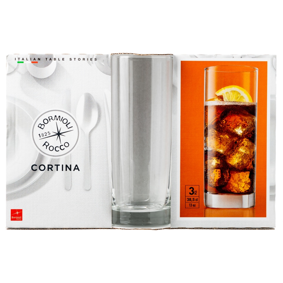 - Ποτήρια Cortina 385ml 3 Τεμάχια