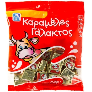 ΑΒ | ΚΑΡΑΜΕΛΕΣ ΓΑΛΑΚΤΟΣ 250 GR