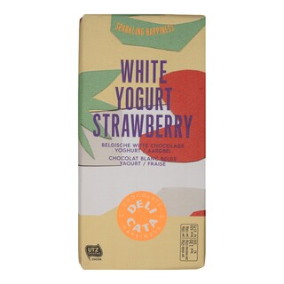 DELICATA | ΛΕΥΚΗ ΣΟΚΟΛΑΤΑ ΜΕ ΓΙΑΟΥΡΤΙ ΦΡΑΟΥΛΑ  180 GR