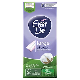 EVERY DAY | Σερβιετάκια Large All Cotton 30 Τεμάχια