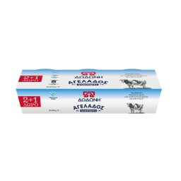 ΔΩΔΩΝΗ | Γιαούρτι Αγελάδος 3.9% Λιπαρά 3x200g 2+1 Δώρο