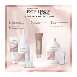 EXCELLENCE | Βαφή Μαλλιών Νο7U Φυσικό Ξανθό 1 Τεμάχιο