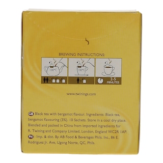 TWININGS | Τσάι Μαύρο Earl Grey 10x2g
