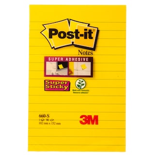 POST IT | Αυτοκόλλητα Post it 102x152mm 90 Φύλλα 1 Τεμάχιο