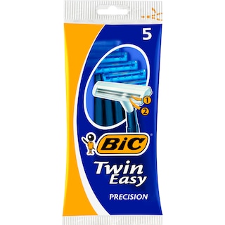 BIC | TWIN EASY PRECISION | Razor Disposable 2 Blades 5 Pieces