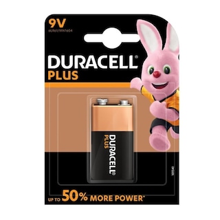 DURACELL | Μπαταρία Plus 9V 1 Τεμάχιο