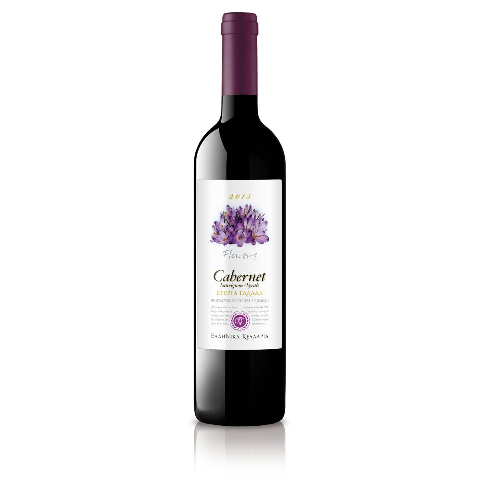 ΕΛΛΗΝΙΚΑ ΚΕΛΑΡΙΑ Οίνος Ερυθρός Cabernet Sauvignion 750ml