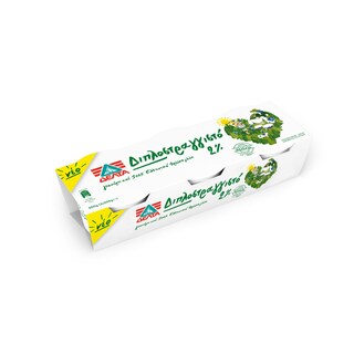 ΔΕΛΤΑ | Γιαούρτι Διπλοστραγγιστό 2% 3X200 gr