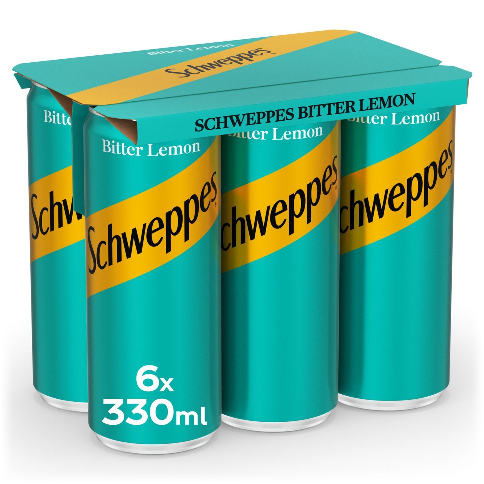 SCHWEPPES Αναψυκτικό Bitter Lemon Κουτί 6x330ml