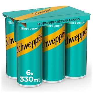 SCHWEPPES | Αναψυκτικό Bitter Lemon Κουτί 6x330ml