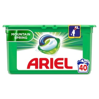 ARIEL | ΚΑΨΟΥΛΕΣ ΠΛΥΝΤΗΡΙΟΥ ΡΟΥΧΩΝ MOUNTAIN SPRING  40 ΤΕΜ