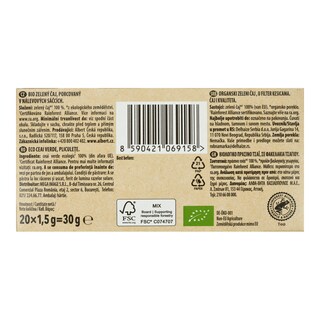 PERLA BEVERAGES | Τσάι Πράσινο Bio 20x1.5g