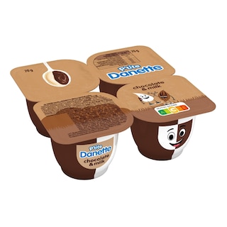 DANETTE | Επιδόρπιο Γάλακτος Σοκολάτα 4 Χ 70 gr