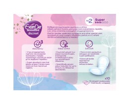 EVERY DAY | Σερβιέτες Ακράτειας Sensitive Discreet Super 10 Τεμάχια