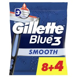 GILLETTE | Blue3 Ξυραφάκια Μιας Χρήσης 12 τεμ (8+4 δώρο)