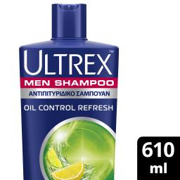 ULTREX | Σαμπουάν Oil Control Refresh Λιπαρά Μαλλιά 610ml Έκπτωση 50%
