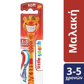AQUAFRESH | LITTLE | ΟΔΟΝΤΟΒΟΥΡΤΣΑ LITTLE TEETH 4 ΕΩΣ 6 ΕΤΩΝ 1 ΤΕΜ