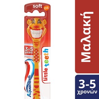 AQUAFRESH | LITTLE | ΟΔΟΝΤΟΒΟΥΡΤΣΑ LITTLE TEETH 4 ΕΩΣ 6 ΕΤΩΝ 1 ΤΕΜ