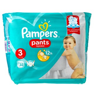 PAMPERS | Πάνες Βρακάκι Μωρού Pants Νο3 6-11kg 32 Τεμάχια
