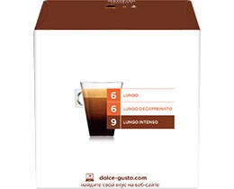 NESCAFE | DOLCE GUSTO | Κάψουλες Καφέ Dolce Gusto Lungo Intenso  16 τεμάχια
