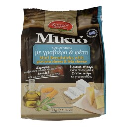 MIKIO | Κριτσινάκια με Γραβιέρα & Φέτα 80g