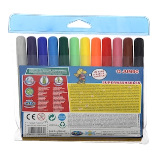 CARIOCA | ΜΑΡΚΑΔΟΡΟΙ JUMBO EXTRA 12 ΤΕΜ