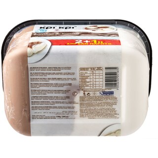 ΚΡΙ ΚΡΙ | ICE CREAMS HEARTMADE VANILA CHOCOLATE 3LT 1.5KG 50% FREE