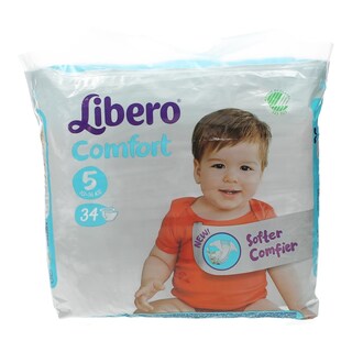 LIBERO | COMFORT DUO | ΠΑΝΕΣ ΜΩΡΟΥ MAXI PLUS 10 - 16 KGR No 5 34 ΤΕΜ