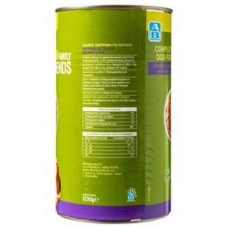 FAMILY FRIENDS | ΣΚΥΛΟΤΡΟΦΗ ΣΕ ΚΟΝΣΕΡΒΑ Κονσέρβα Μπουκιές Αρνί Ρύζι 1.23kg