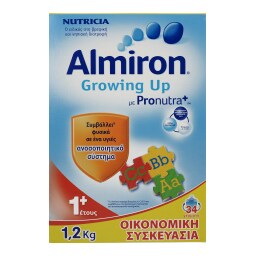 ALMIRON | GROWING UP 1+ | ΓΑΛΑ ΒΡΕΦΙΚΟ ΣΕ ΣΚΟΝΗ ΓΙΑ ΝΗΠΙΑ ΑΠΟ 1+ ΕΤΩΝ 1.200 GR