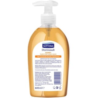 SEPTONA | Κρεμοσάπουνο Dermasoft Μέλι Αντλία 600ml
