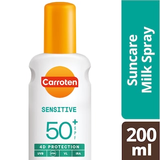 CARROTEN | Αντηλιακό Γαλάκτωμα Spray Sensitive SPF50+ 200ml