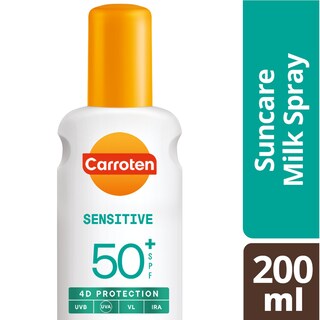 CARROTEN | Αντηλιακό Γαλάκτωμα Spray Sensitive SPF50+ 200ml