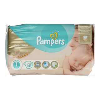 PAMPERS | Πάνες Μωρού Premium Care New Baby Νο1 2-5kg 41 Τεμάχια