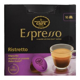 BUON GUSTO | Κάψουλες Καφέ Dolce Gusto Espresso Ristretto 10x7.5g