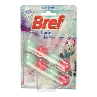 BREF | Μπλοκ Τουαλέτας WC Winter Edition Funky Fox 2x50g