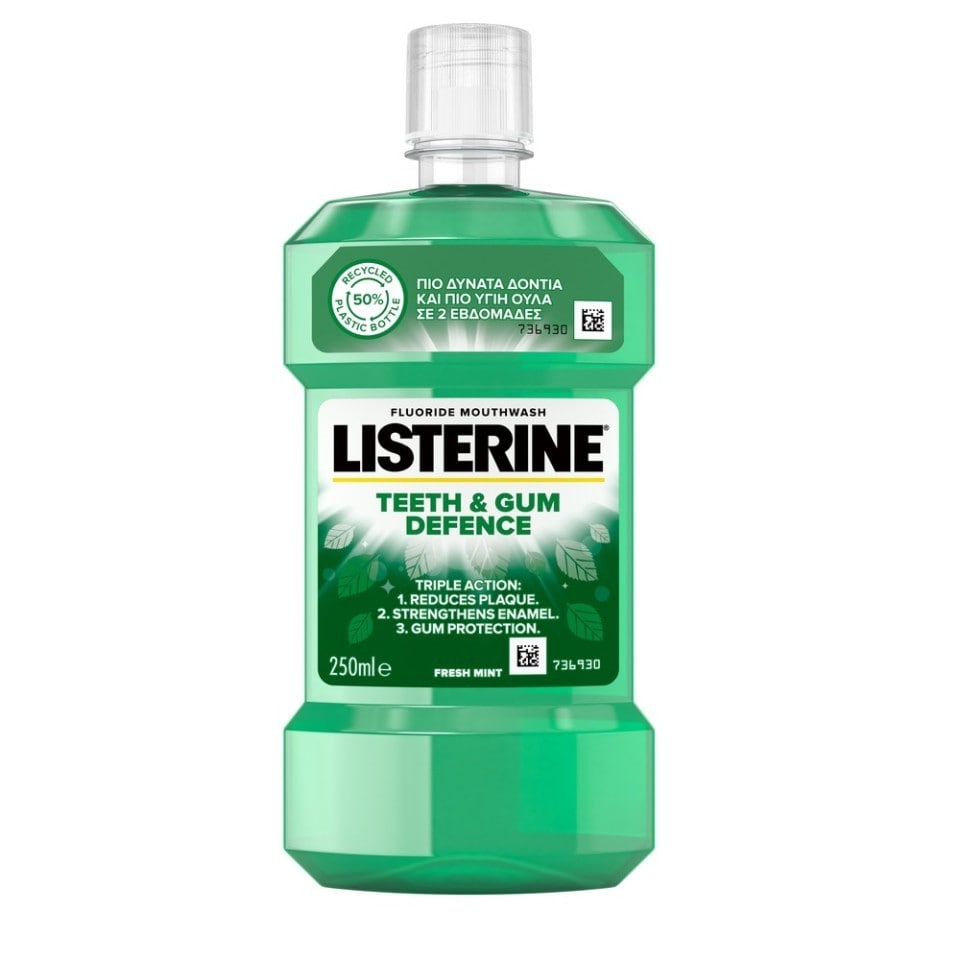 LISTERINE Στοματικό Διάλυμα Teeth & Gum Defence 250ml