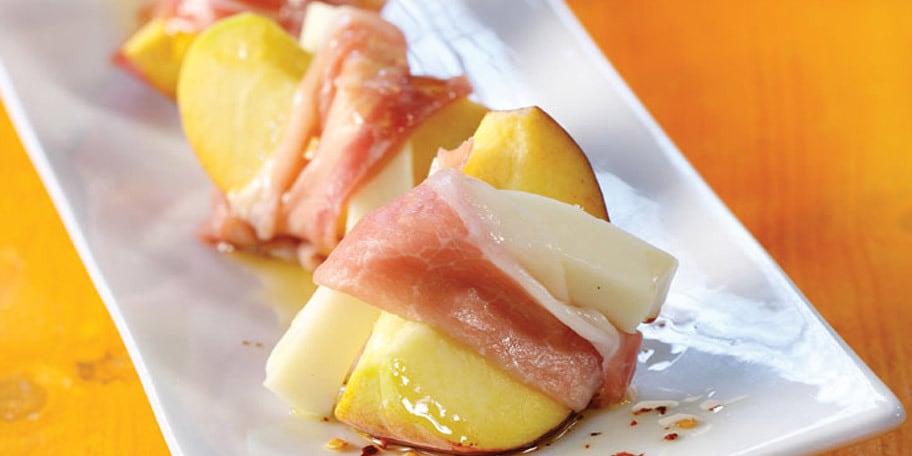 Ροδάκινα με μοτσαρέλα, για ορεκτικό