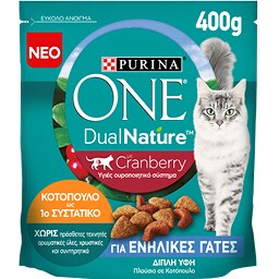 PURINA ONE | Γατοτροφή Κοτόπουλο με Cranberry 400gr